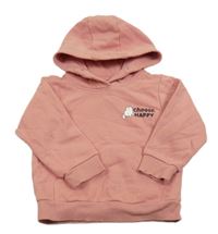 Světlerůžová mikina s kočkou a kapucí Reserved