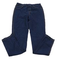 Tmavomodré tregíny rifllového vzhledu Zara