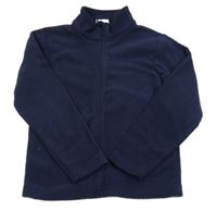 Tmavomodrá funkční fleecová propínací mikina Mountain Warehouse