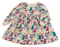 Nové - Pudrové teplákové šaty s Bluey 