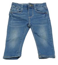 Světlemodré rifle s prošoupáním Zara 