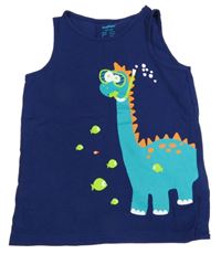 Tmavomodré tílko s dinosaurem Lupilu