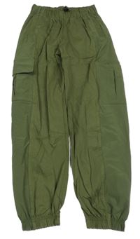 Khaki cargo cuff kalhoty F&F