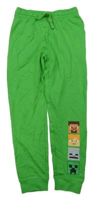 Zelené tepláky Minecraft 