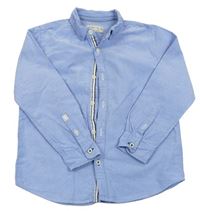 Modrá melírovaná košile Zara