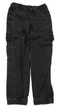 Černé cargo cuff rifle C&A