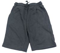Tmavošedé teplákové kraťasy Primark