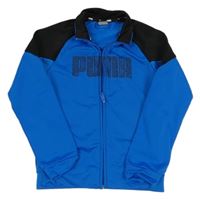 Modro-černá sportovní propínací mikina Puma