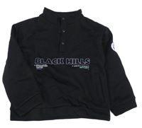 Černá mikina s nápisem Kiabi