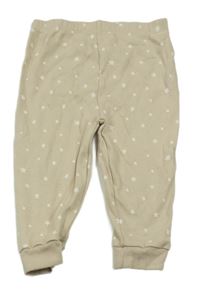 Béžové lehké tepláky s hvězdami George