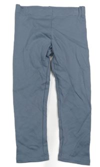 Modrošedé teplé legíny H&M
