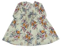 Nové - Světležluté květované šaty PatPat