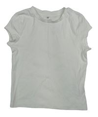 Bílé crop tričko H&M