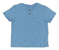 Světlemodré tričko s knoflíky H&M