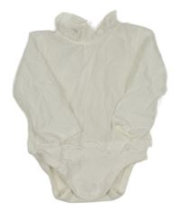 Bílé lehké body s volánkem Zara