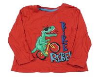 Červené triko s dinem Primark