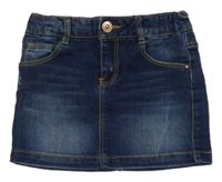 Tmavomodrá riflová sukně Zara