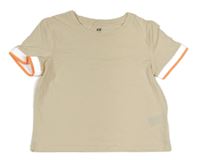 Smetanové crop tričko H&M