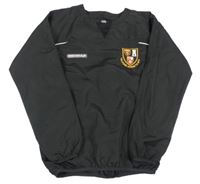 Černá šusťáková bunda s erbem Prostar