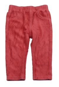 Fuchsiové žebrované sametové tregíny M&S