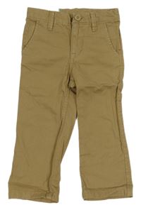 Nové - Béžové plátěné chino kalhoty GAP