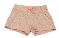 Světlerůžové vzorované kraťasy F&F