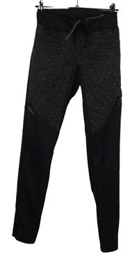 Dámské černé sportovní thermo legíny Decathlon 