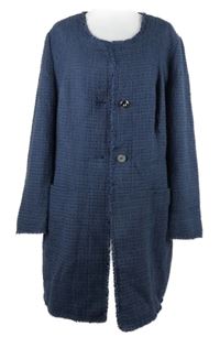 Dámský tmavomodrý pletený kabát Rich Cardona 