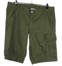 Pánské khaki plátěné kraťasy s kapsami Topcraft 
