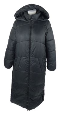 Dámský černý šusťákový zimní kabát s kapucí Vero Moda 