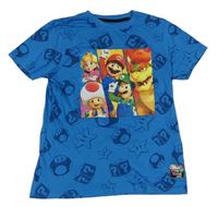 Modré tričko se Super Mario Primark