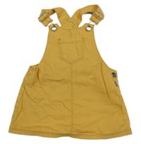 Žluté riflové laclové šaty F&F