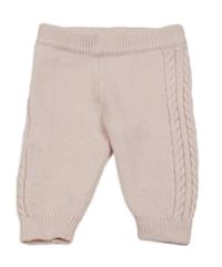 Světlerůžové pletené kalhoty River Island