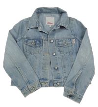 Modrá riflová crop bunda S. Oliver