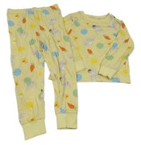 Žluté pyžamo s obrázky