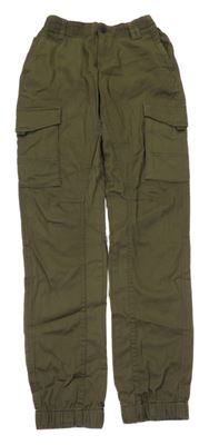 Khaki cargo kalhoty Jack & Jones