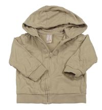 Hnědá propínací mikina s kapucí H&M