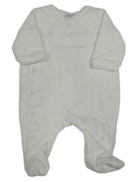 Bílý podšitý overal s hvězdami Mamas&Papas