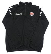 Černá sportovní mikina s nášivkou Hummel vel.176