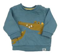 Modrá mikina s krokodýlem F&F