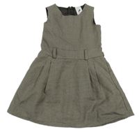 Hnědo-béžové vzorované šaty C&A