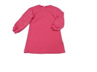 Růžové šaty s korálky Shein