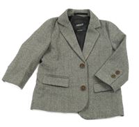 Šedé melírované sako Next