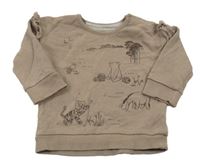 Hnědá mikina s Púem a přáteli George