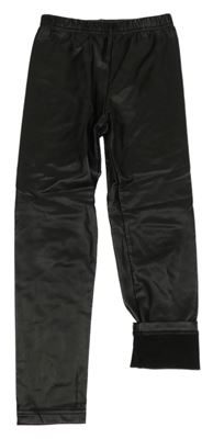 Černé koženkové legíny