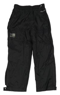 Černé šusťákové funkční kalhoty Karrimor