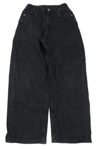 Černé wide leg rifle Zara