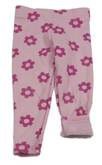 Světlerůžové zateplené legíny Primark