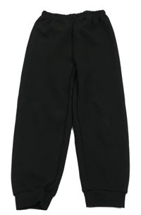 Černé cuff kalhoty Shein