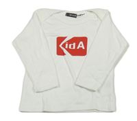 Bílé triko s nápisem Brand New 